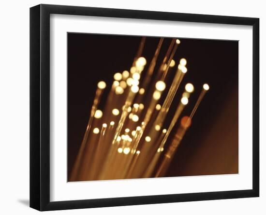 Fiber Optic Cables-null-Framed Photographic Print