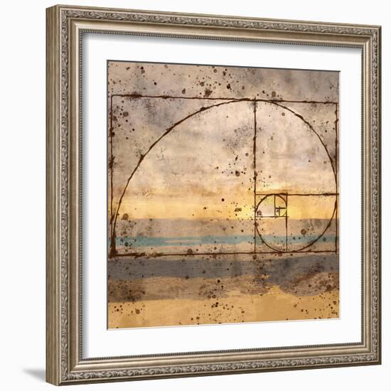 Fibonacci Shell-Marta Wiley-Framed Art Print