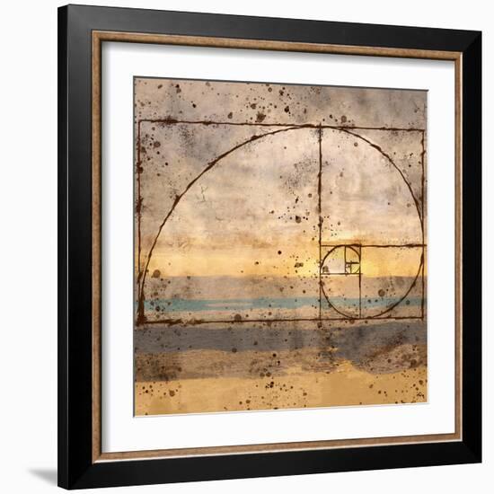 Fibonacci Shell-Marta Wiley-Framed Art Print