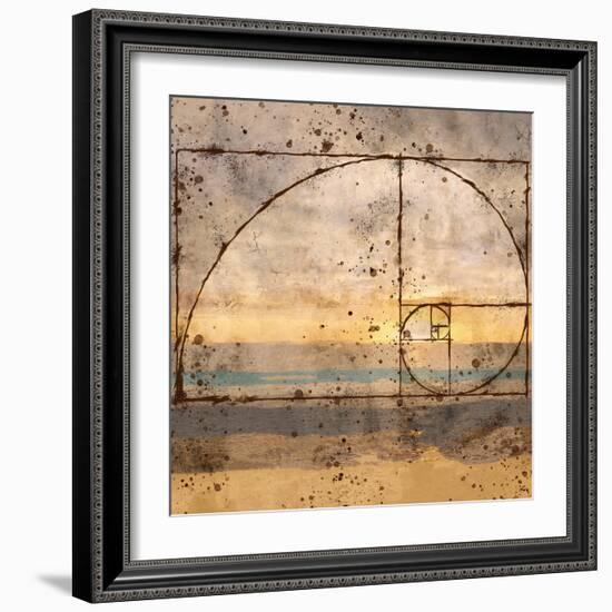 Fibonacci Shell-Marta Wiley-Framed Art Print