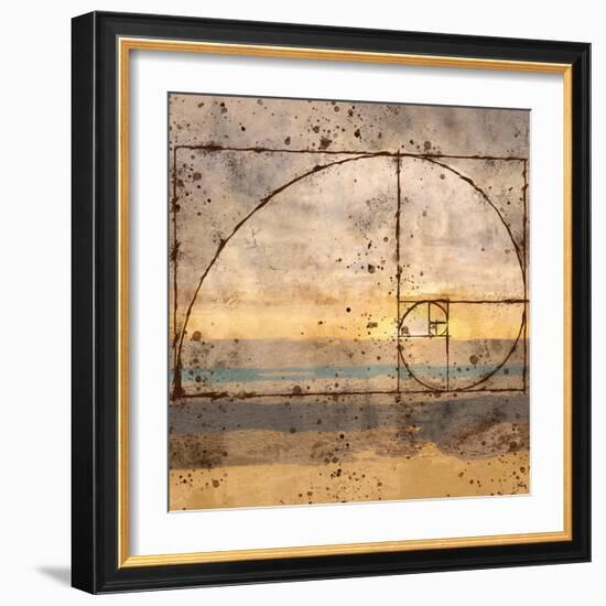 Fibonacci Shell-Marta Wiley-Framed Art Print