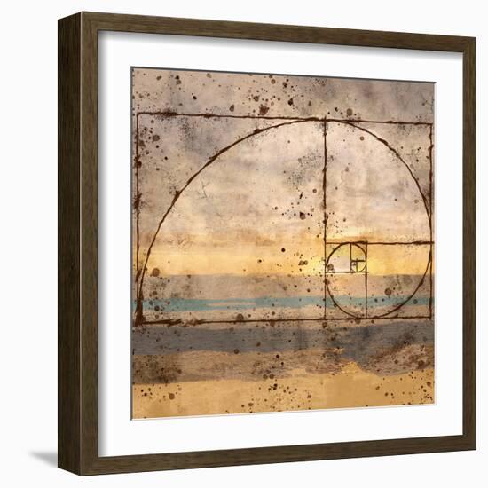 Fibonacci Shell-Marta Wiley-Framed Art Print