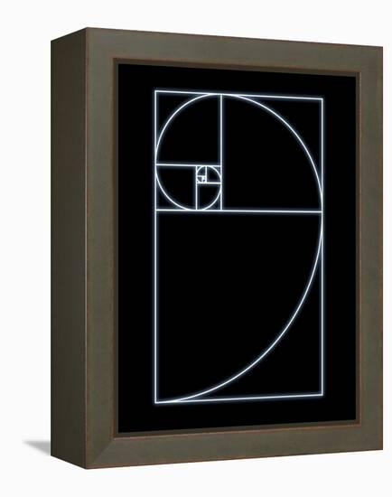 Fibonacci Spiral, Artwork-SEYMOUR-Framed Premier Image Canvas