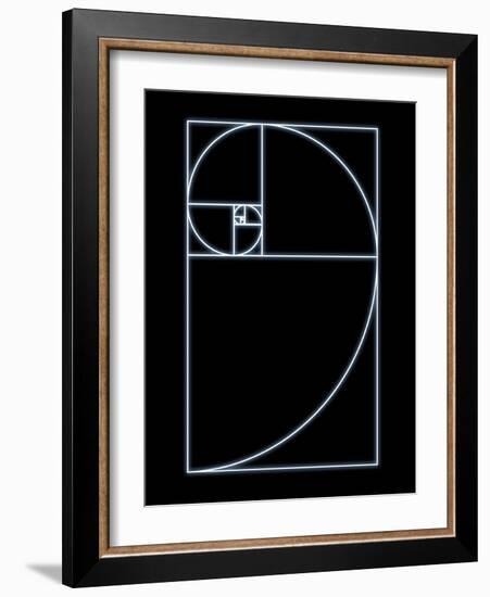 Fibonacci Spiral, Artwork-SEYMOUR-Framed Photographic Print