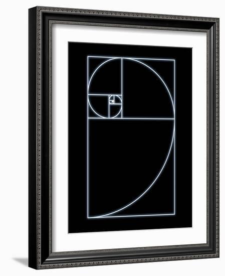 Fibonacci Spiral, Artwork-SEYMOUR-Framed Photographic Print