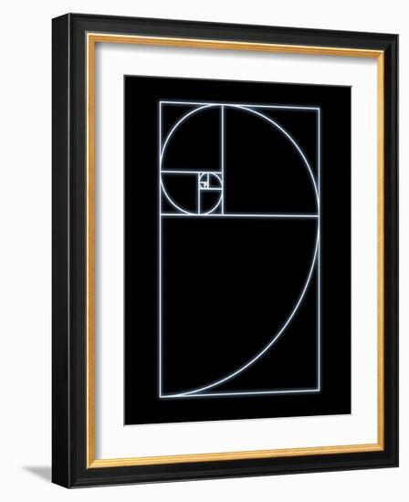 Fibonacci Spiral, Artwork-SEYMOUR-Framed Photographic Print