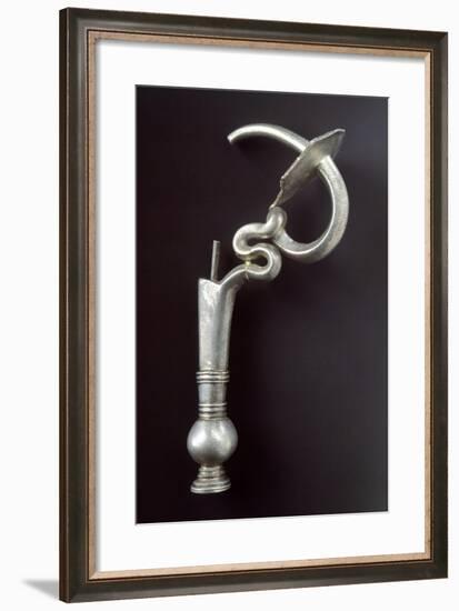 Fibula, Silver Artefact from Fraore-null-Framed Giclee Print