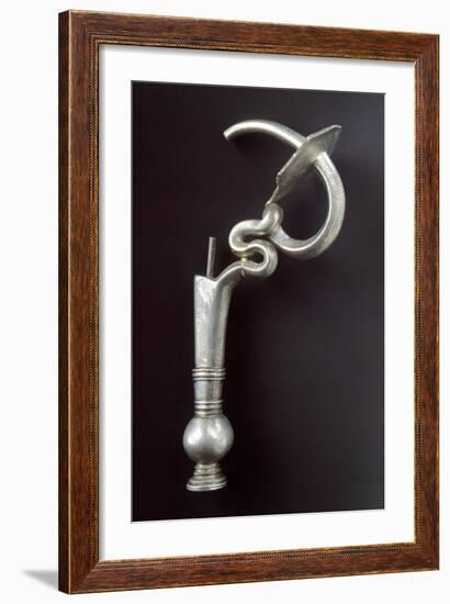 Fibula, Silver Artefact from Fraore-null-Framed Giclee Print