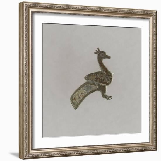 Fibule au paon-null-Framed Giclee Print