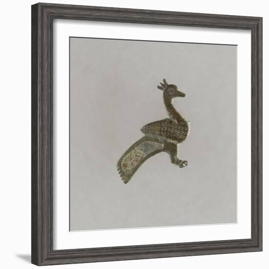 Fibule au paon-null-Framed Giclee Print