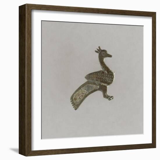 Fibule au paon-null-Framed Giclee Print