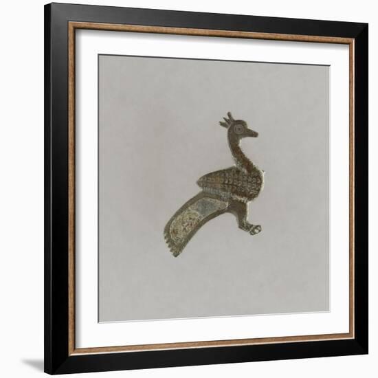 Fibule au paon-null-Framed Giclee Print