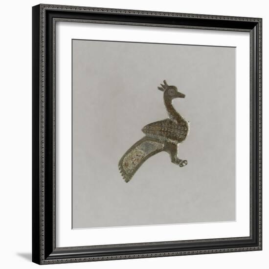 Fibule au paon-null-Framed Giclee Print