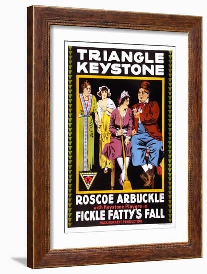 Fickle Fatty's Fall-null-Framed Art Print