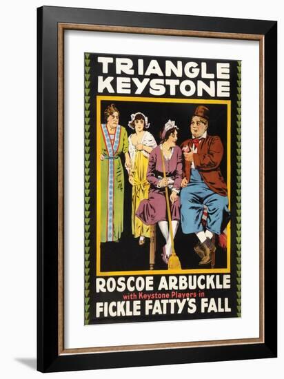 Fickle Fatty's Fall-null-Framed Art Print