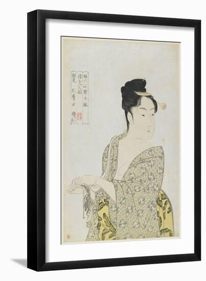 Fickle Type, 1792-1793-Kitagawa Utamaro-Framed Giclee Print