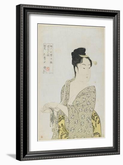 Fickle Type, 1792-1793-Kitagawa Utamaro-Framed Giclee Print