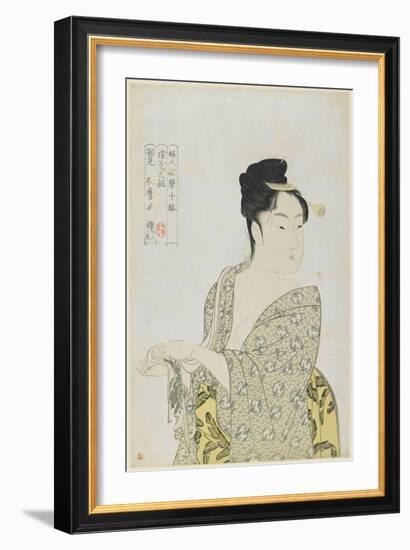 Fickle Type, 1792-1793-Kitagawa Utamaro-Framed Giclee Print