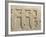 Fictile Tablet Depicting Mourners and Funeral Procession-null-Framed Giclee Print