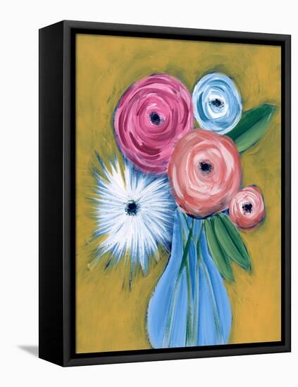 Fictitious Floral II-Regina Moore-Framed Stretched Canvas
