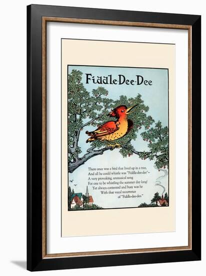 Fiddle Dee Dee-Eugene Field-Framed Art Print