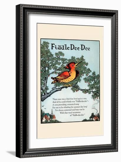 Fiddle Dee Dee-Eugene Field-Framed Art Print