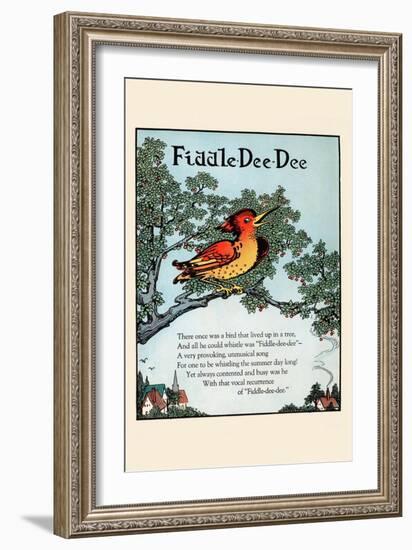 Fiddle Dee Dee-Eugene Field-Framed Art Print