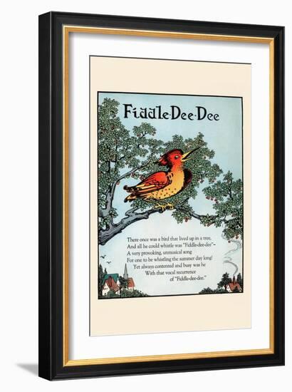 Fiddle Dee Dee-Eugene Field-Framed Art Print