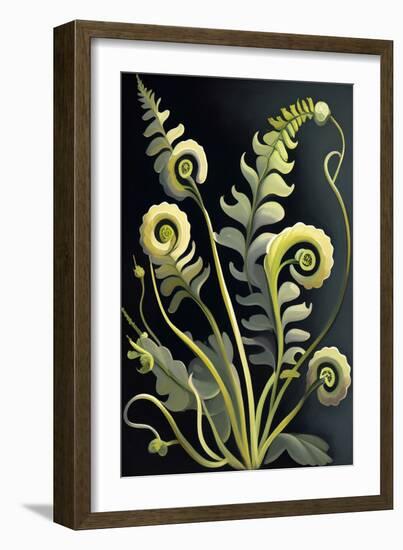 Fiddlehead Fern Flowers-Lea Faucher-Framed Art Print