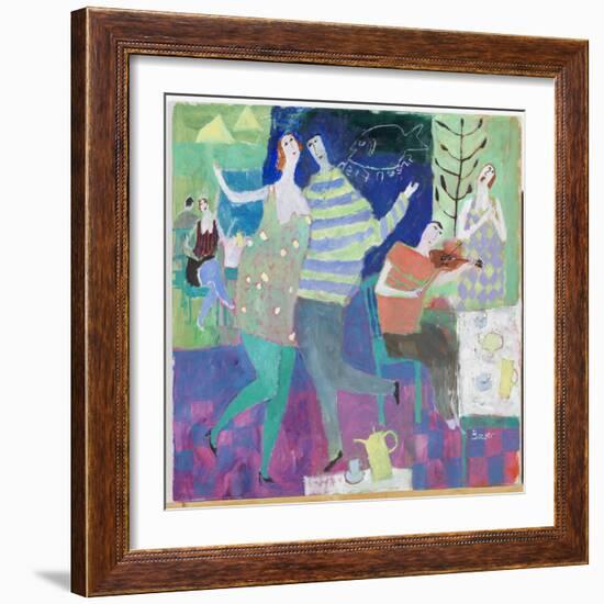 Fiddler at the Green, 2000-Susan Bower-Framed Giclee Print