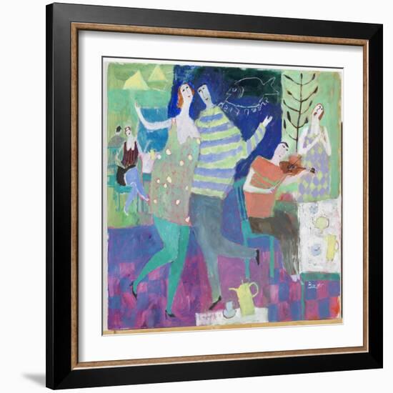 Fiddler at the Green, 2000-Susan Bower-Framed Giclee Print