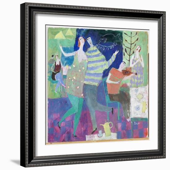 Fiddler at the Green, 2000-Susan Bower-Framed Giclee Print