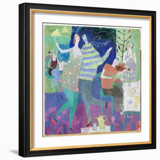 Fiddler at the Green, 2000-Susan Bower-Framed Giclee Print