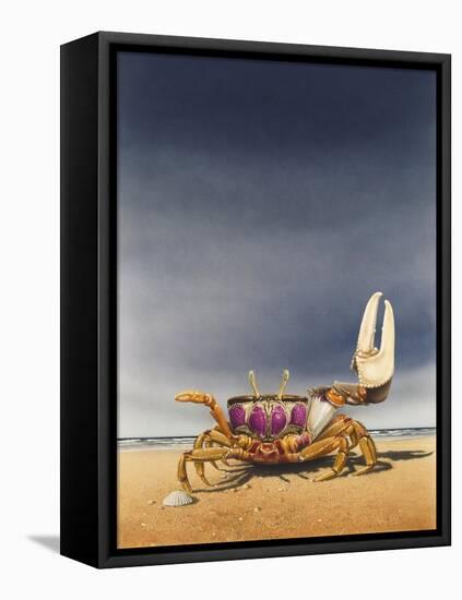 Fiddler Crab-Harro Maass-Framed Premier Image Canvas