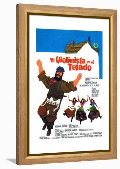 Fiddler on the Roof, 1971-null-Framed Premier Image Canvas