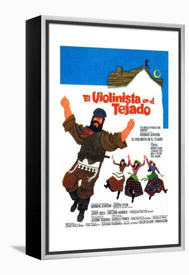 Fiddler on the Roof, 1971-null-Framed Premier Image Canvas