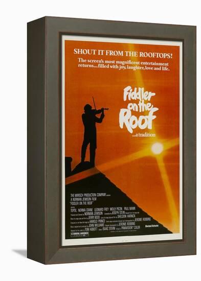 Fiddler on the Roof, 1971-null-Framed Premier Image Canvas