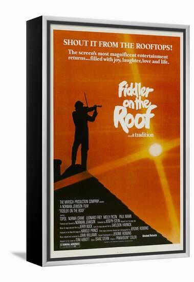 Fiddler on the Roof, 1971-null-Framed Premier Image Canvas