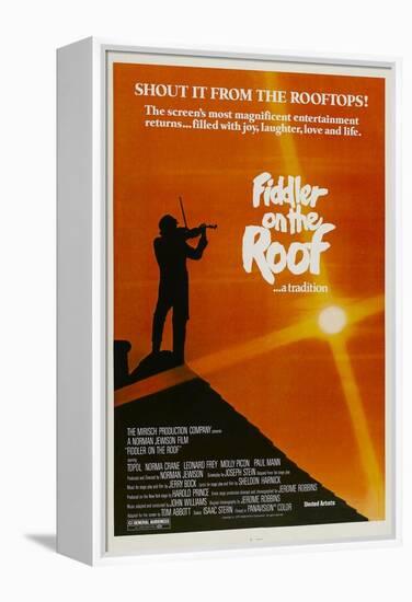 Fiddler on the Roof, 1971-null-Framed Premier Image Canvas