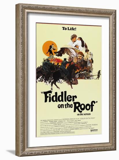 Fiddler on the Roof, 1971-null-Framed Art Print