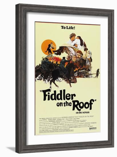 Fiddler on the Roof, 1971-null-Framed Art Print