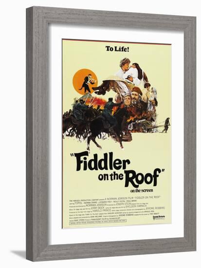 Fiddler on the Roof, 1971-null-Framed Art Print