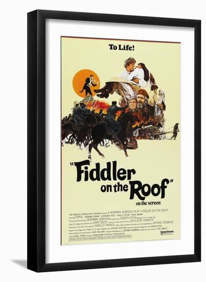 Fiddler on the Roof, 1971-null-Framed Art Print