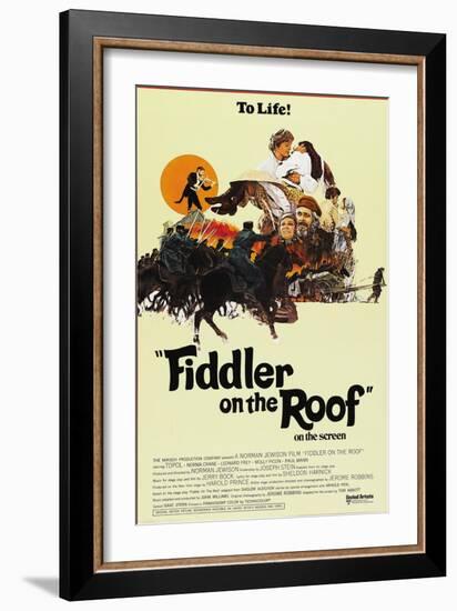 Fiddler on the Roof, 1971-null-Framed Art Print