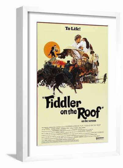 Fiddler on the Roof, 1971-null-Framed Art Print
