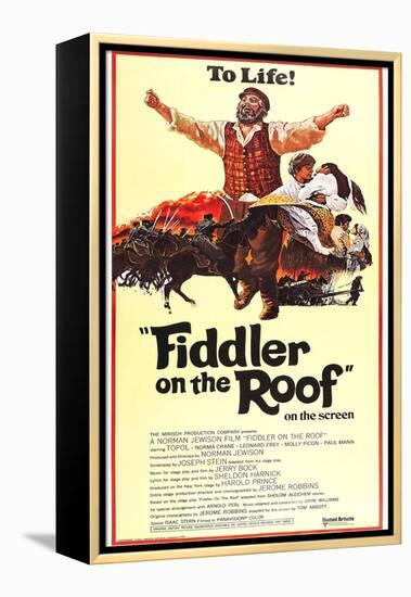 Fiddler on the Roof-null-Framed Stretched Canvas