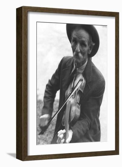 Fiddlin' Bill Henseley, Mountain Fiddler-Ben Shahn-Framed Art Print