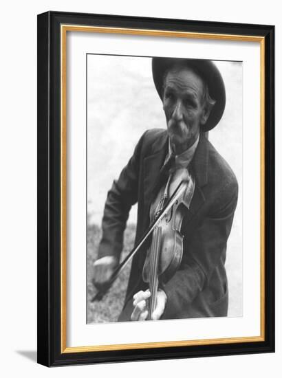 Fiddlin' Bill Henseley, Mountain Fiddler-Ben Shahn-Framed Art Print