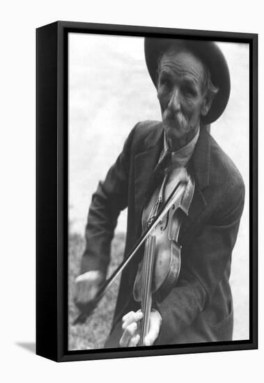 Fiddlin' Bill Henseley, Mountain Fiddler-Ben Shahn-Framed Stretched Canvas