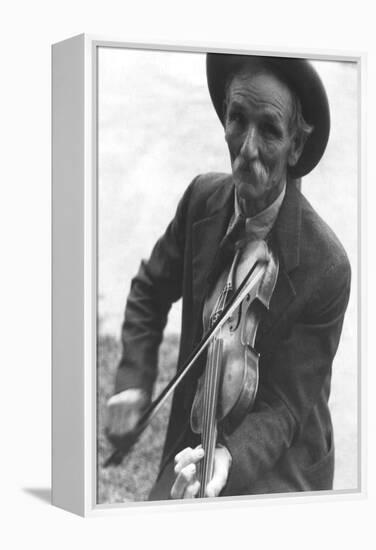Fiddlin' Bill Henseley, Mountain Fiddler-Ben Shahn-Framed Stretched Canvas